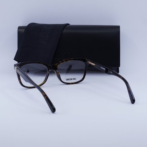 Moschino Love MOL517 0086 00 Square Eyeglasses 52mm - Havana main image 6